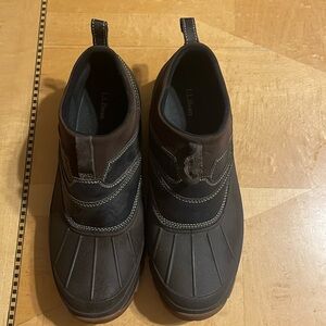 •LL Bean Waterproof Duck Boot Brown Leather TEK 2.5 Vibrant Mens 10 M